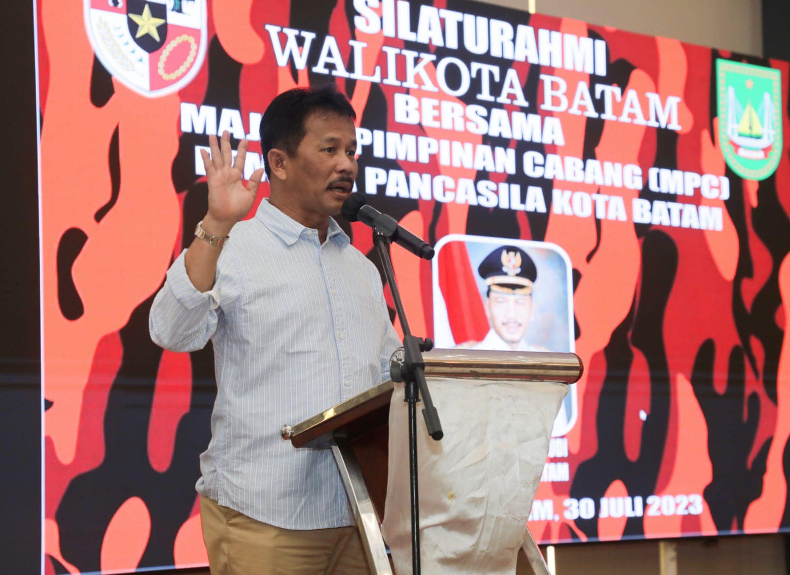 Wali Kota Rudi Ajak Pemuda Pancasila Bersatu Membangun Batam