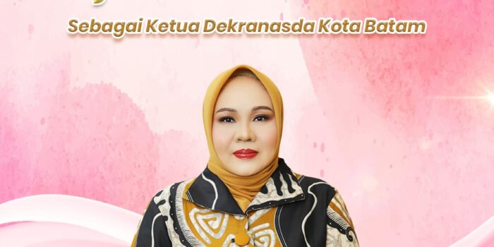 Selamat & sukses atas dilantiknya Hj. Erlita Amsakar sebagai Ketua Dekranasda Kota Batam.